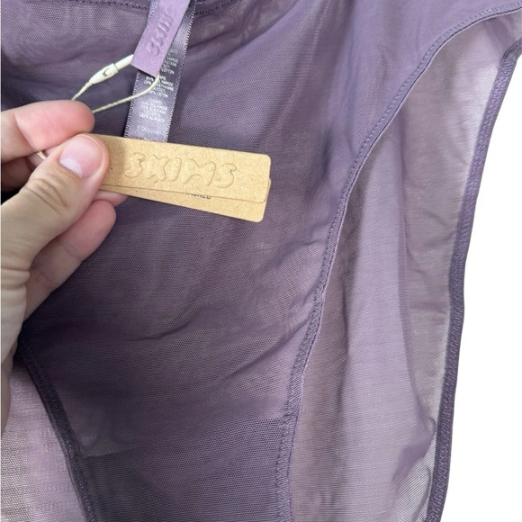 SKIMS High Waisted Plum Mesh Size 2x NWT - Picture 3 of 6